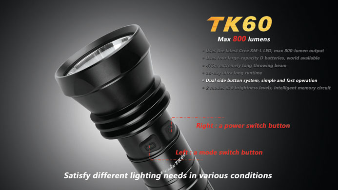 フェニックス　大型強力LED懐中電灯　TK60