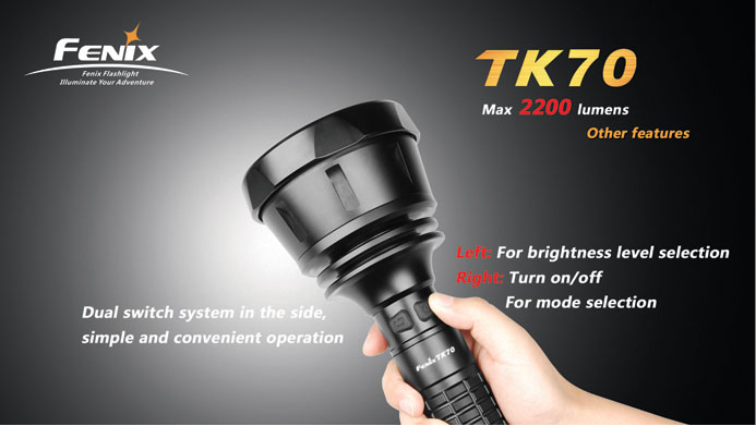 フェニックス　大型超強力LED懐中電灯　TK70